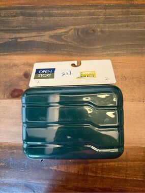 Open Story Hardside Mini Case Travel Organizer Zip Case, Green